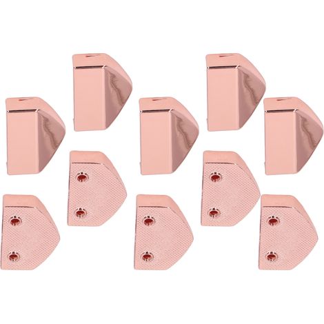 10 Fermoirs Dorés Éclatants pour Valises - Accessoires Décoratifs et Utiles (Lot de 10) (1/5)