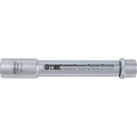 3/8" Douilles télescopique pour bougies, longueur réglable, 16 mm (1/3)