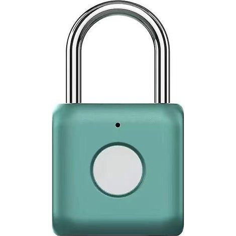 cadenas D'empreintes Digitales, Serrure De Casier Lectrique Pour Casier De Gymnase, Casier D'cole, Bagages Vert (1/5)