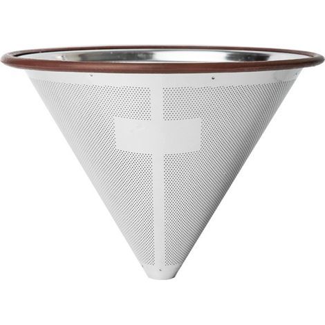 1pièce Filtre à Café Acier Inoxydable Réutilisable Et Facile à Nettoyer Avec Design Compact Pour Utilisation Maison Ou Camping (1/5)