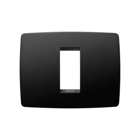ONE PLATE 1 GANG TONER BLACK GEWISS GW16101TN