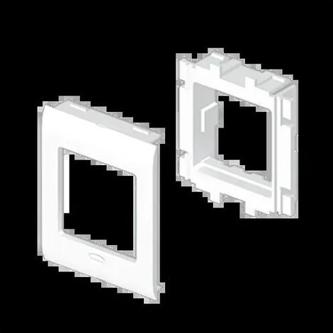 Unex 93608-2 Adaptateur pour 2 modules Mosaic couvercle 65mm