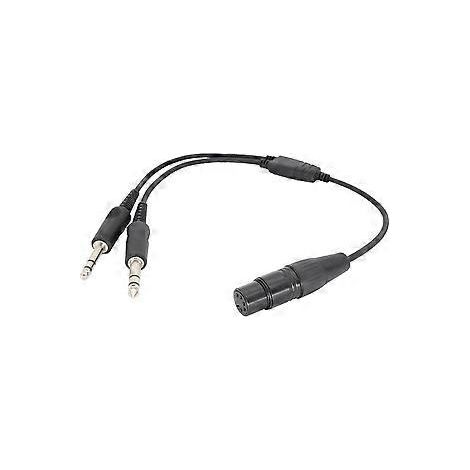 Airbus XLR auf GA Dual Plug 5 Pin Aviation Headset-Anschluss
