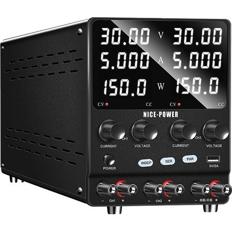 Alimentation électrique CC, double canal, performance de haute précision, SPS305-2KD 30V5A, AC 220V-b (1/2)