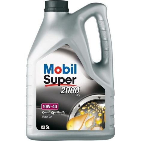 Huile moteur super 2000 5L 10W40 - Mobil (1/5)