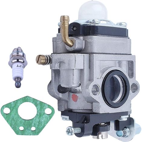 Adefol Carburateur avec joint pour débroussailleuse 43cc 49cc, bougie d'allumage (1/5)