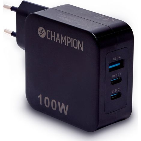Cargador 100W PD/QC Negro