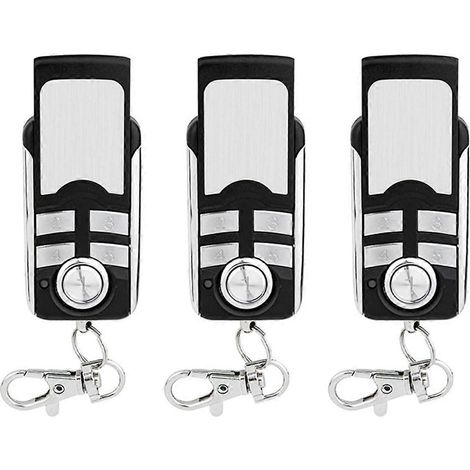 Lot de 3 télécommandes 868 MHz pour porte de garage/portail HSE4-868-BS (1/5)