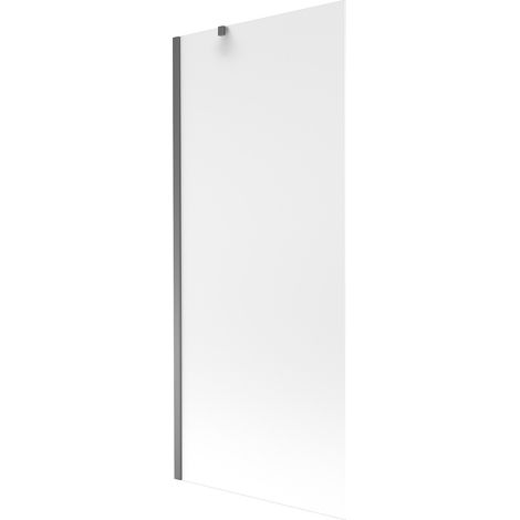 Mexen Next Badewannenabtrennung 1-flügelig 80 x 150 cm, matt, Gun Metal - 895-080-000-00-30-95 (1/5)