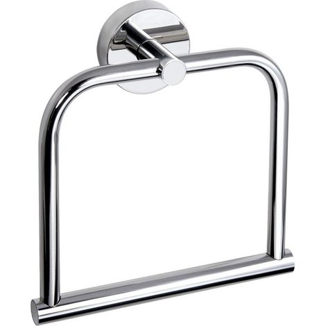 Portasalviette in acciaio inox lucido installazione a parete MIRA-C kamalu (1/3)