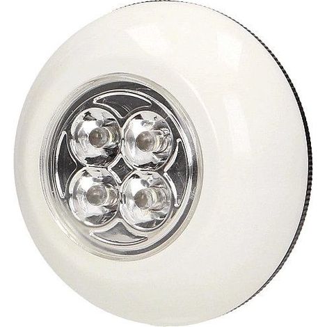 Lampe de Nacht LED mit 3xAAA Batterie, tragbares Nachtlicht für Schlafzimmer, Flur oder Schlafbereich de, weiche und effiziente Beleuchtung