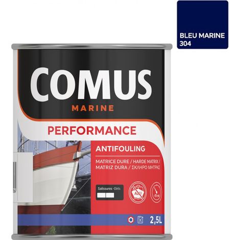 PERFORMANCE NB BLEU MARINE 2,5L - Antifouling tous bateaux et coques (sauf aluminium) - COMUS