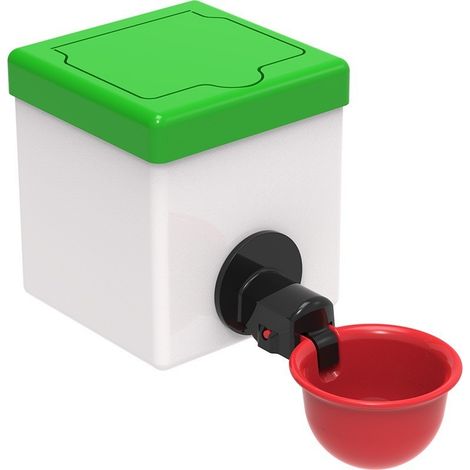 Tränke für Hühner 1 Liter, Maße 18x9x19 cm