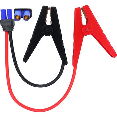 1 Câble EC5, Pince Crocodile, 40cm, 12V, Pour Booster Portable (1/5)