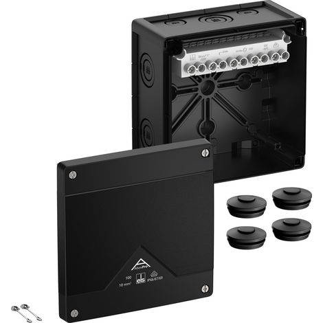 Spelsberg Scatola di derivazione, grado di protezione IP66/IP67/IP69, max. 10², resistenza agli urti IK09, classe di protezione II, Ui 690V AC, Ui 690V DC, DLG, DNV, VDE, senza alogeni, 41002001