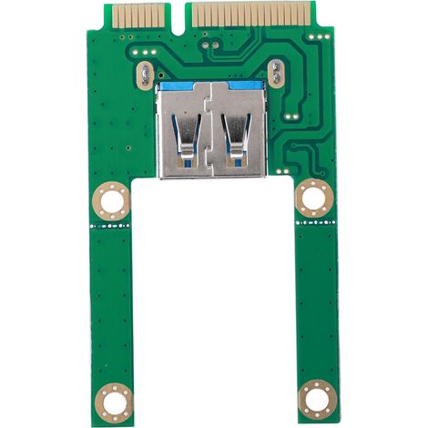 Adaptateur mSATA vers USB 2.0 pour disques SSD, Convertisseur Mini PCI-E USB portable (1/2)