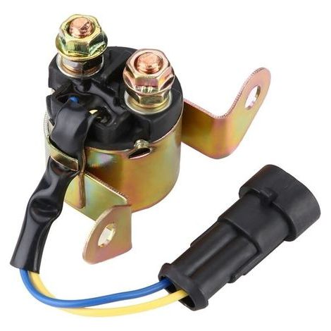 Componente eléctrico para UTV, relé solenoide de arranque, hierro antiinterferencias para actualización (1/5)