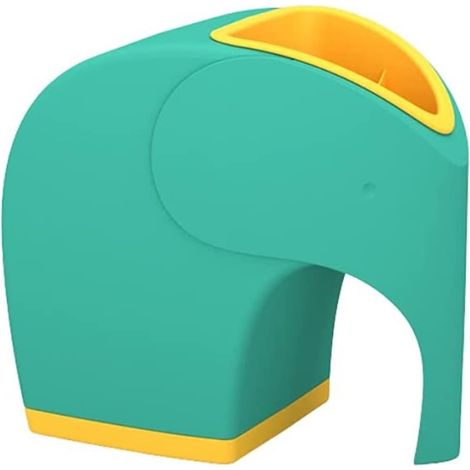 Boîte à mouchoirs créative dessin animé animal bureau boîte à mouchoirs boîte de rangement en plastique boîte de rangement vert
