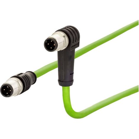 Metz Cable patch M12 verde 1 metro Cat5e blindado cobre