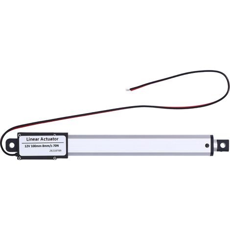 Linear Actuator DC 12V 100mm Internal Limit Switch Low Noise Electric Mini Linear Actuator for Industrial Agriculture8mm/s-70N