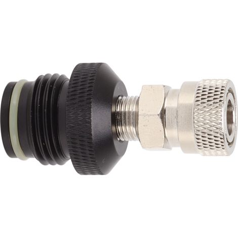 Raccord femelle anti-fuite pour bouteille CO2 en acier inoxydable et alliage aluminium 8 mm G1/2 14 connexion rapide pour durite (1/5)