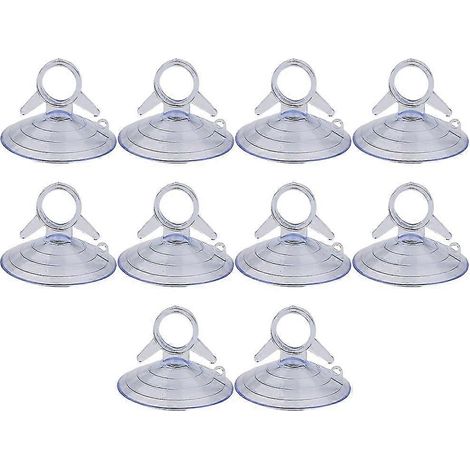 Lot de 10 ventouses pour pare-soleil de voiture. Forte aspiration. Faciles à utiliser. (1/5)