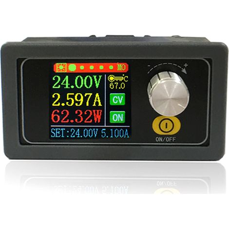 Ortviai Alimentation CC Réglable Numérique avec Affichage LCD, Convertisseur Abaisseur Solaire XY-S3580-W, CV/CC (1/3)