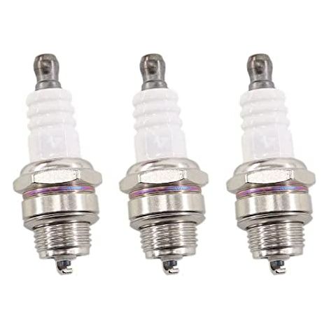 VURAHOME - Lot de 3 bougies dallumage pour tronçonneuse Stihl Dolmar Husqvarna Tondeuse à gazon Remplace NGK BPMR7A Dolmar 965603021 Bosch WSR6F (1/4)