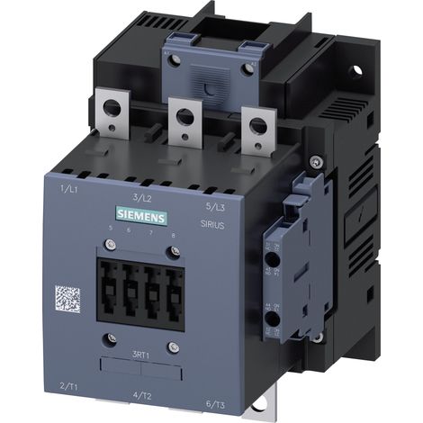 Contacteur Siemens série 3RT1, 3 pôles , 3NO, 150 A, 230 V c.a., 75 kW ( Prix pour 1 )