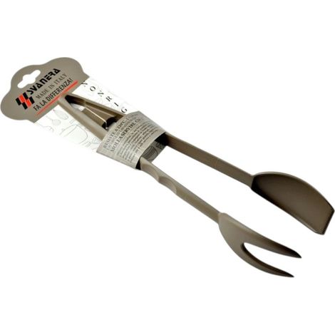 Svanera jò, pinza molla a servire, in nylon cm 27, qualità extra, tortora