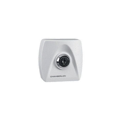 Chamberlain 41REV Interruptor con llave blanco para puerta de garaje