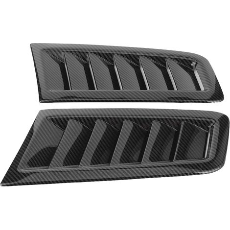 pièces - Ventilation de capot - Ventilation de capot universelle compatible avec les voitures - Capot - Pièces extérieures compatibles avec les voitures - Compatible avec RS MK2 (fibre de carbone) (1/5)