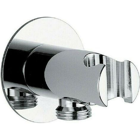 Muro Presa Acqua Attacco 1⁄2 Support For Cromato Lucido