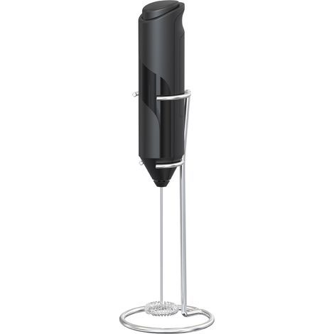Tragbarer elektrischer Milchaufschäumer – Mini-Schneebesen – Schwarz – (1/5)