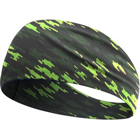 2-teiliges Camouflage-Sportstirnband-Set, kühles Eisseidengewebe, schweißabsorbierend und hochelastisch. (1/2)