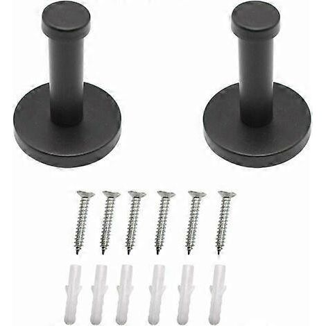 Crochets muraux en acier inoxydable, patères de porte, crochets porte-serviettes, utilisables dans la cuisine, le salon et la chambre. Résistants. (1/4)