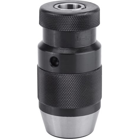0 - 13mm B16 Auto serrant Mandrin , Mandrin Porte Foret Mandrin de Perçage de Tour en Acier sans Clé pour Perceuse Électrique de Tour