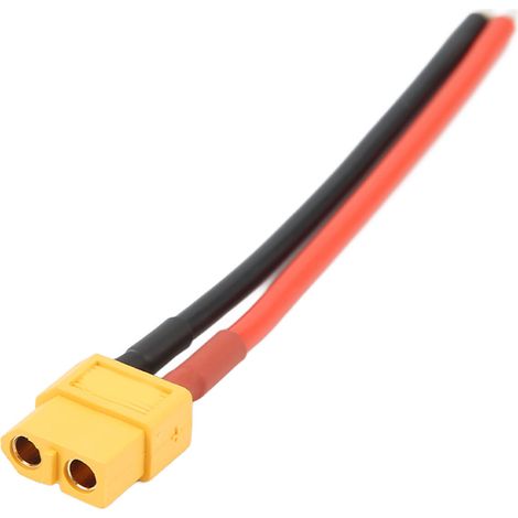 Connecteur de batterie parallèle femelle XT60 14AWG pour câble silicone de voiture radiocommandée (1/5)