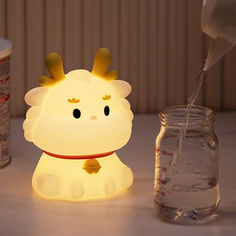 Lámpara de pie Luminux Creative Silicone Chameleon, con interruptor táctil, regulable y portátil. (1/5)