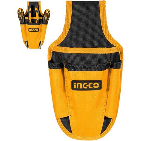 Fodero porta attrezzi utensili telefono 4 tasche frontali passante cintura (1/4)