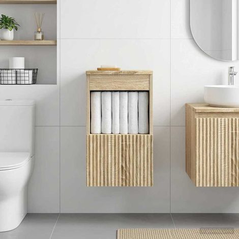 Mueble de Cuarto de Baño Roble 30 x 44,5 x 50 cm
