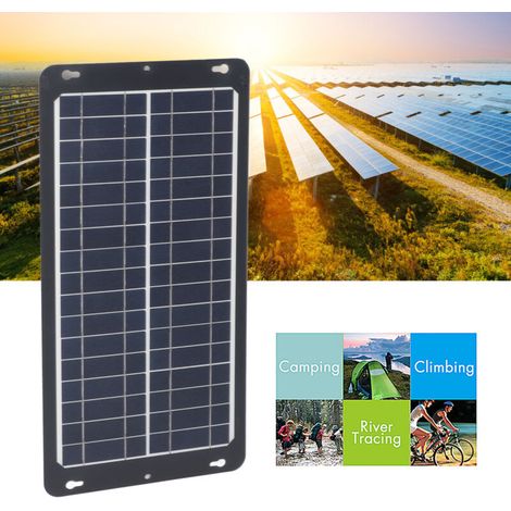 [Solar Panel Kit] - Kit de Panneau Solaire 30W Monocrystalline avec Contrôleur MPPT Imperméable 12V/24V, Régulateur OBD et Dual USB Type-C/DC pour Camping et Vie Hors-Grille (1/4)