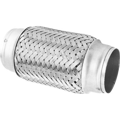 2,25 x 6 Zoll Auspuff-Flexrohr aus Edelstahl, anschweißbar, gewelltes flexibles Verbindungsrohr, universell (1/5)