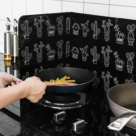 Plaque anti-éclaboussures de cuisson, protection d\'écran anti-éclaboussures pour cuisinière, poêle à frire, poêle à huile, p (1/3)