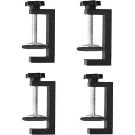 FENOPLASTICASerre-joints en G pour le travail du bois, serre-joints à vis réglables pour le travail du bois, un ensemble de mini serre-joints en C robustes et des serre-joints de bureau à usage généra (1/4)