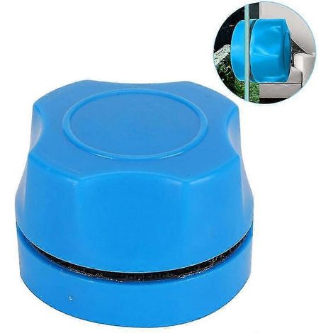 Magnetic Aquarium Glass Cleaner Brush for Algae Scrapers, Suitable for Small Aquariums, Blue (1/5)