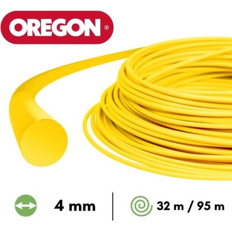 Fil nylon rond Oregon débroussailleuse 4 mm 32 mètres