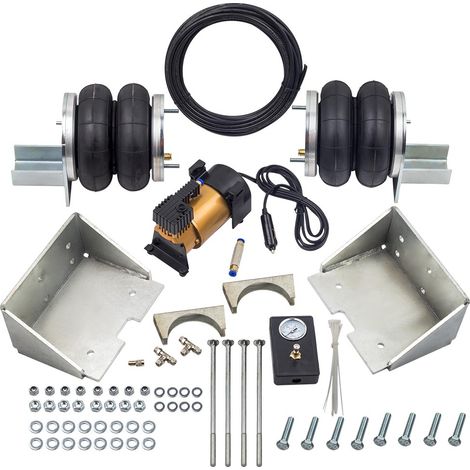2x Luftfeder mit 12 V Kompressor Kit Für Iveco Daily 35S 35L 2006-2014 4000KG2x Luftfeder mit 12 V Kompressor Kit Für Iveco Daily 35S 35L 2006-2014 4000KG