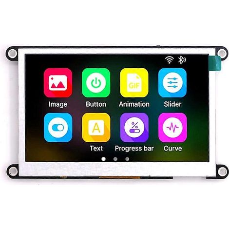 Módulo de placa de desarrollo ESP32S3 con pantalla IPS de 4,3 pulgadas, LCD de 480x272, 8 MB de PSRAM, 4 MB de FLASH, WiFi y Bluetooth para programación LVGL. (1/5)