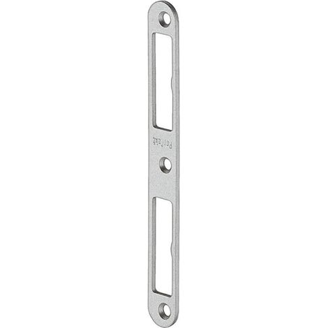 1 Pièce - Gâche - Acier Inoxydable - Plaque De Verrouillage Plate Pour Porte Intérieure Et Jardin - Rénovation Bois Gauche Et Droite - Argenté - 170x20x3cm